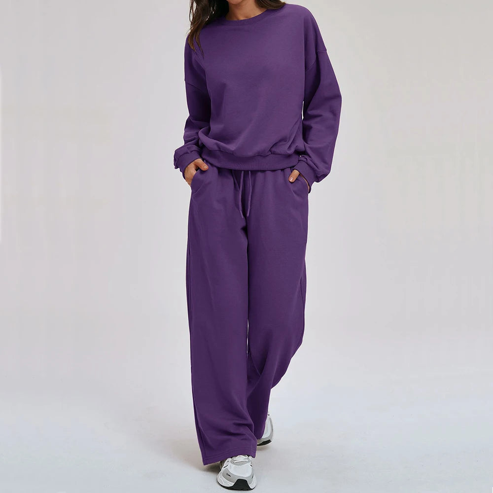 2 piece Women's Yoga Sweater and sweats set
