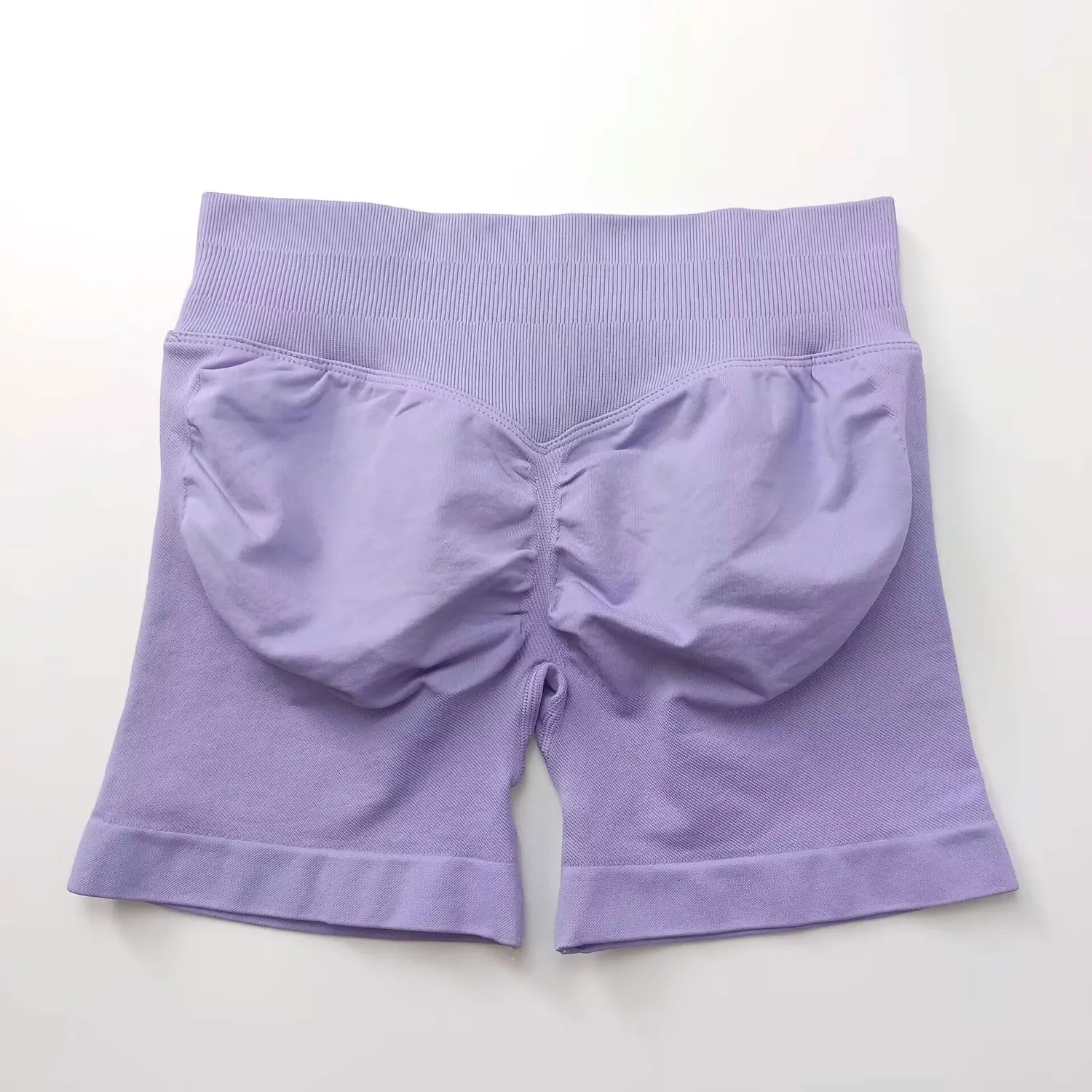 Women's low ribbed gym shorts