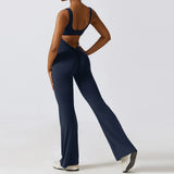 Women's V back jumpsuit