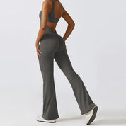 Women's V back jumpsuit