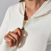 Women's Zip-Up Hooded Slim Fit Jacket