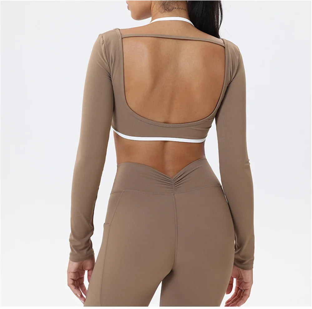 2PCS Women Tracksuit Yoga Set