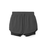 Men's 2-in-1 double layer running shorts