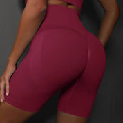 Women's Seamless High Waist Yoga Shorts