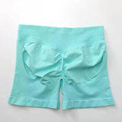 Women's low ribbed gym shorts