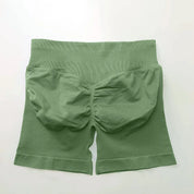 Women's low ribbed gym shorts