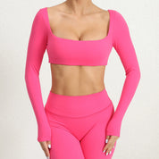 Crop Tops Yoga T-shirt