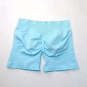 Women's low ribbed gym shorts