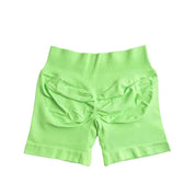 Women's low ribbed gym shorts