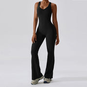 Women's V back jumpsuit