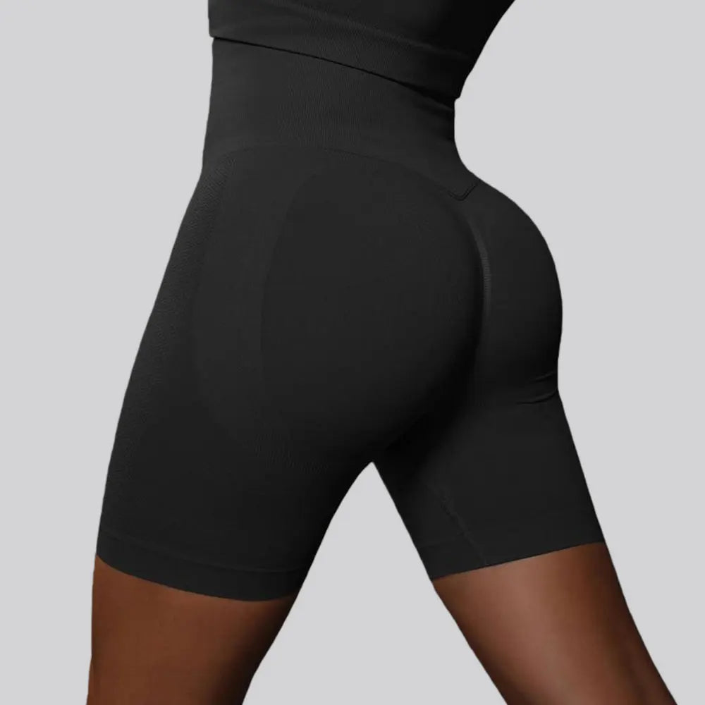 Women's Seamless High Waist Yoga Shorts