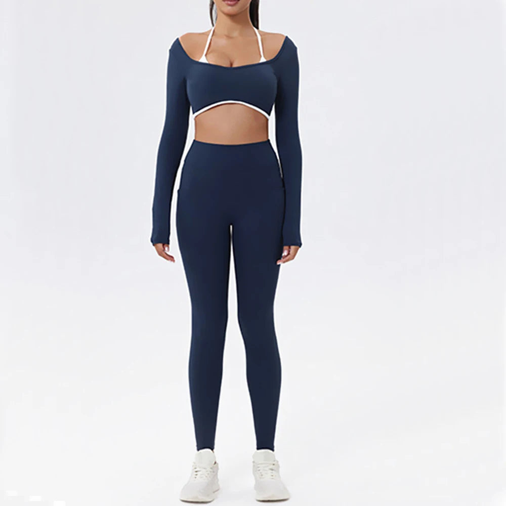 2PCS Women Tracksuit Yoga Set