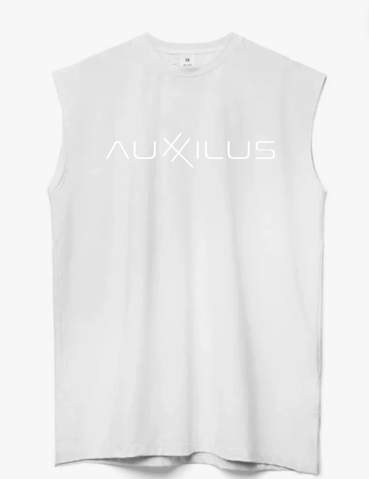 Auxxilus Mesh angle cut stringer Tank Top