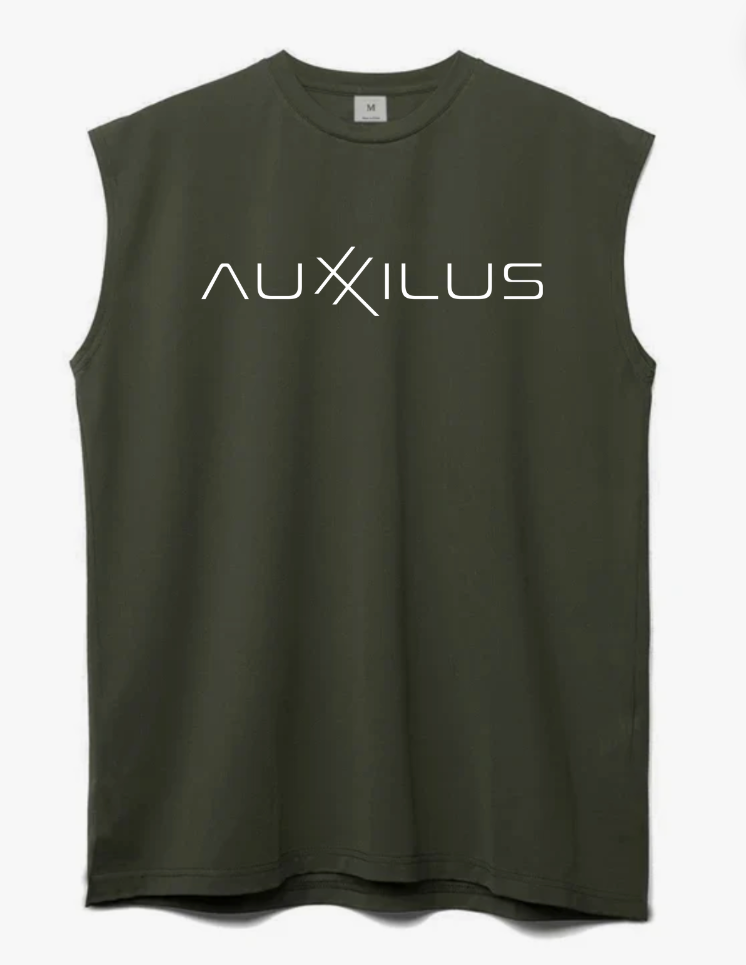 Auxxilus Mesh angle cut stringer Tank Top