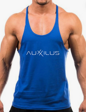 Auxxilus Fitness Hooded Tank Top Vest Stringer