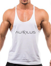 Auxxilus Fitness Hooded Tank Top Vest Stringer