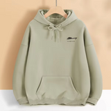 Auxxilus 유니섹스 프리미엄 롱슬리브 풀오버 700GSM 후드티