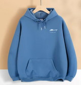 Auxxilus 유니섹스 프리미엄 롱슬리브 풀오버 700GSM 후드티