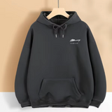 Auxxilus 유니섹스 프리미엄 롱슬리브 풀오버 700GSM 후드티