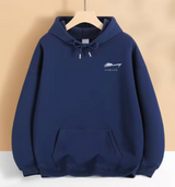 Auxxilus 유니섹스 프리미엄 롱슬리브 풀오버 700GSM 후드티