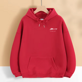 Auxxilus 유니섹스 프리미엄 롱슬리브 풀오버 700GSM 후드티