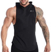 Hooded stringer tank top