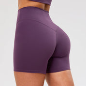 Women's high waisted gym shorts