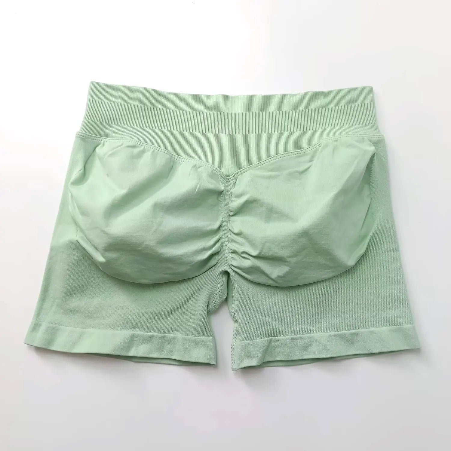 Women's low ribbed gym shorts