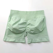 Women's low ribbed gym shorts