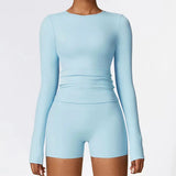 요가 긴팔 짐 및 운동용 상의