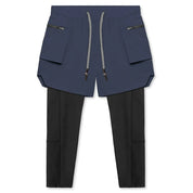 Men's compression quick drying running pants