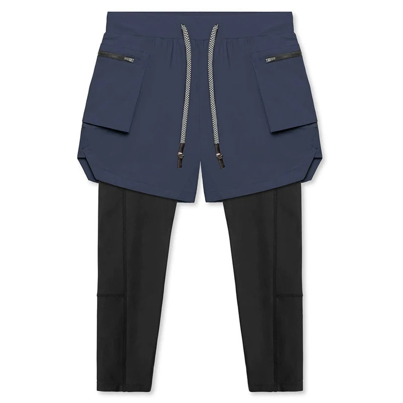 Men's compression quick drying running pants