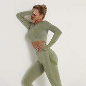 Auxxilus Women's long sleeve yoga set